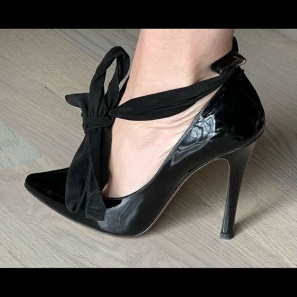 Chloe Shoes - Chloe Patent Leather High Heels Black